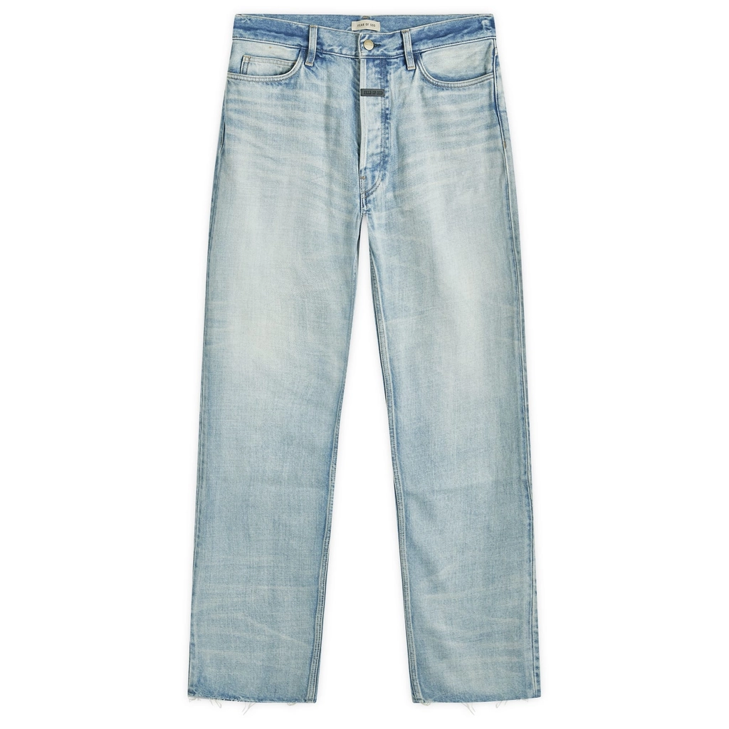 Fear of God Men's Straight 5-Pocket Jeans Light Indigo